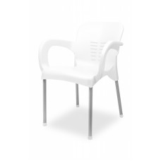 Záhradná stolička-biela